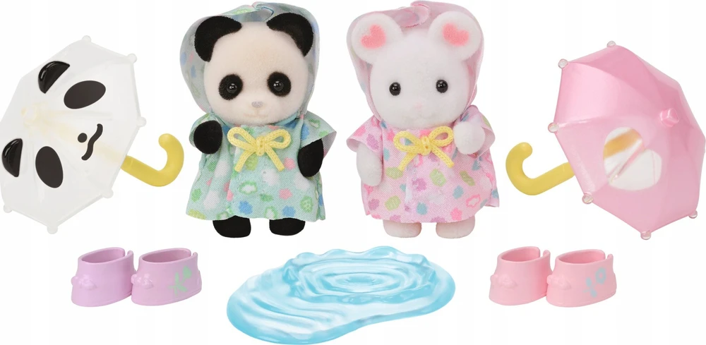 „Sylvanian Families“ – darželio draugai – duetas lietingą dieną (5748)