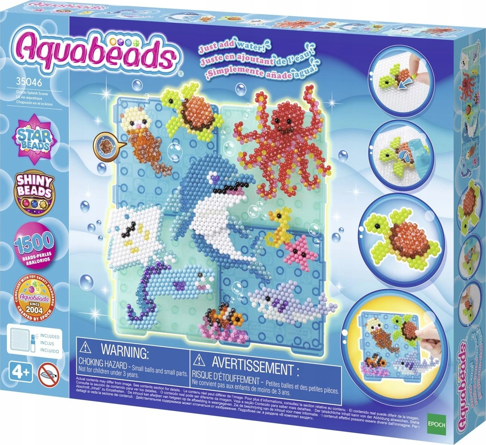 Epoch Rankdarbių rinkinys Aquabeads oceanariumas su 1500 karoliukų