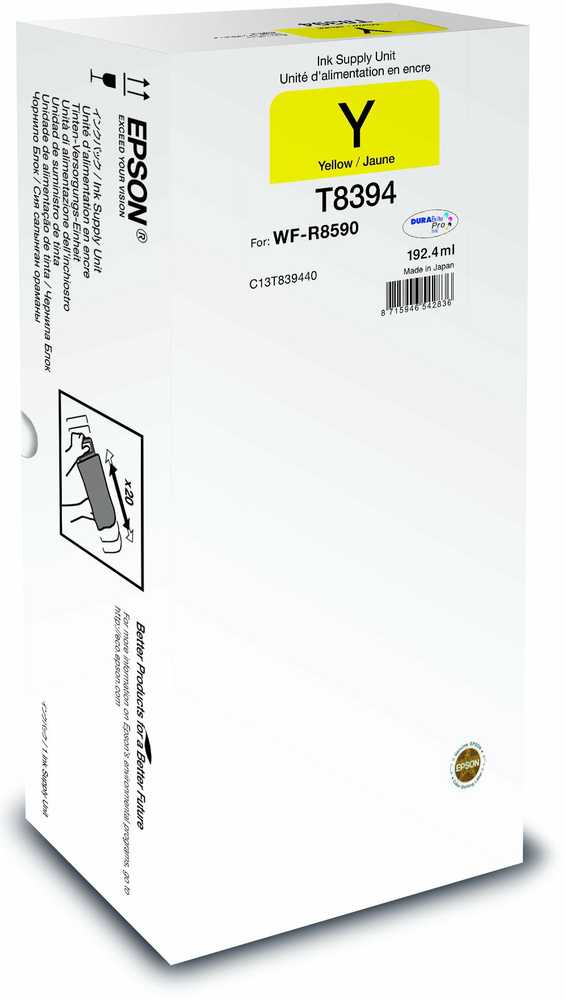 Epson oryginalny ink / tusz C13T83944N, T8394, XL, yellow, 20000s, 192.4ml