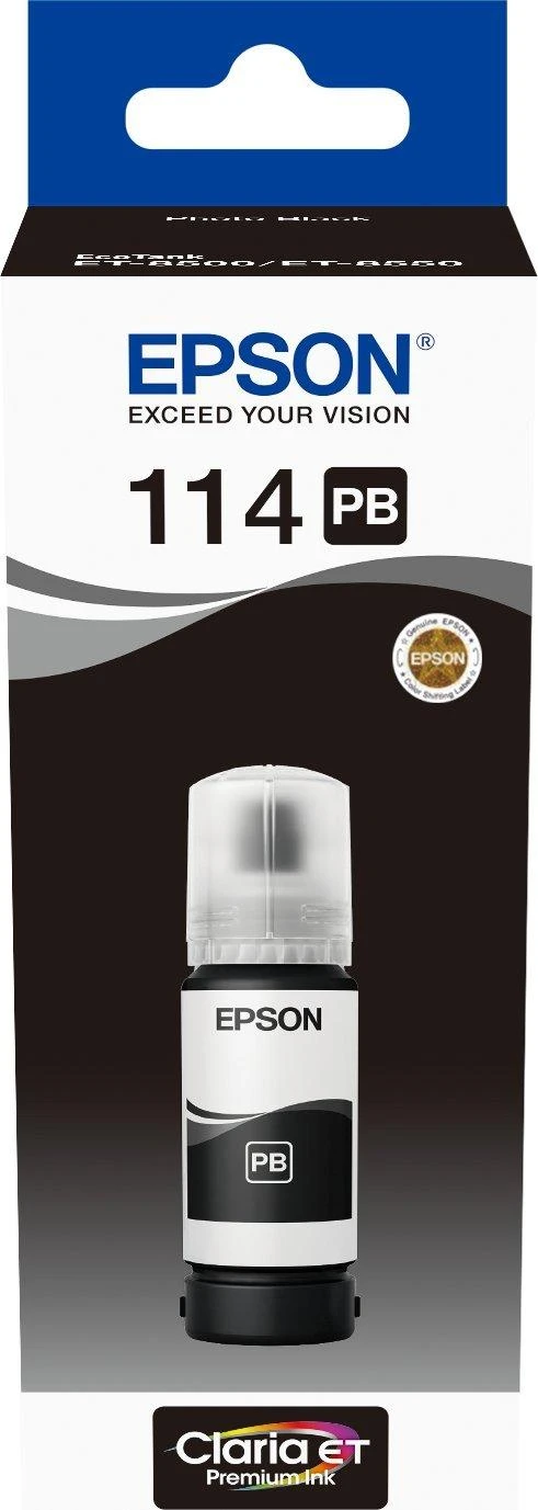 Epson EcoTank Photo juoda T 114 70 ml T 07B1