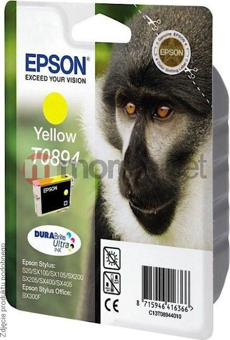 Epson T0894 rašalo kasetė, geltona