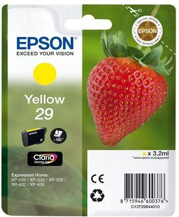 Rašalas Epson Claria Home SP 29 Geltona - C13T29844010