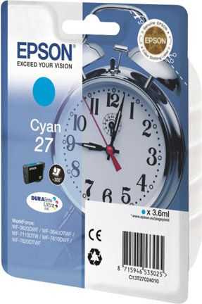 „Epson Cyan 27 DURABrite Ultra Ink“ (C13T27024010)