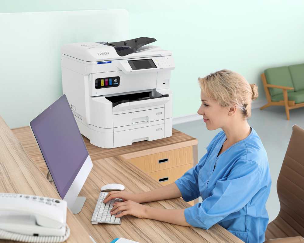 Epson Daugiafunkcis spausdintuvas „WorkForce Pro EM-C7100DWF“ (C11CL35401)