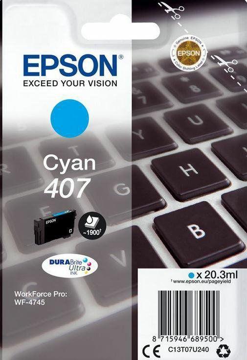 Epson WF-4745 serija | Rašalo kasetė L Cian | Rašalo kasetė | Žydra spalva