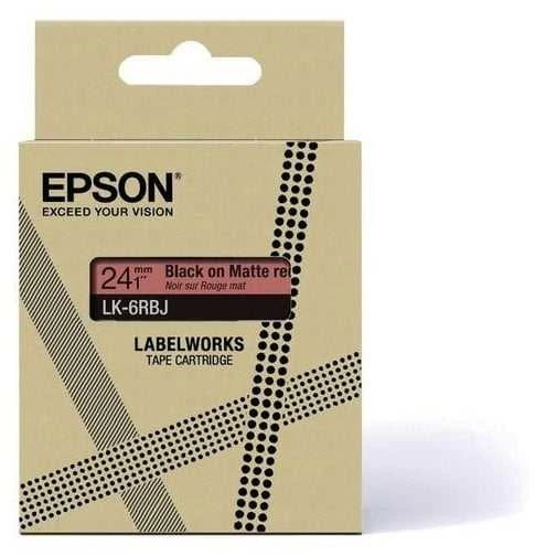 Epson EPSON Matte Tape Raudona/Juodas 18mm 8m LK-5RBJ