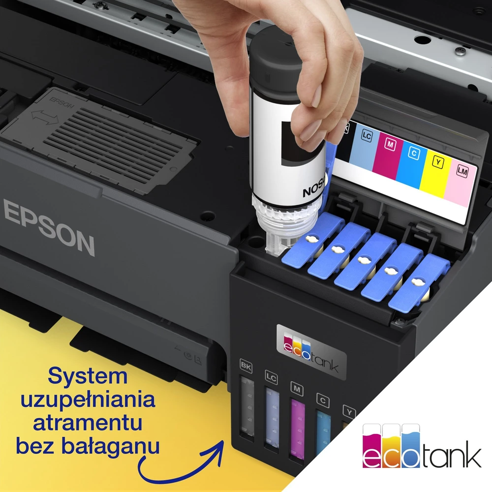 Spausdintuvas Epson EcoTank L8050 Inkjet, Juodos spalvos