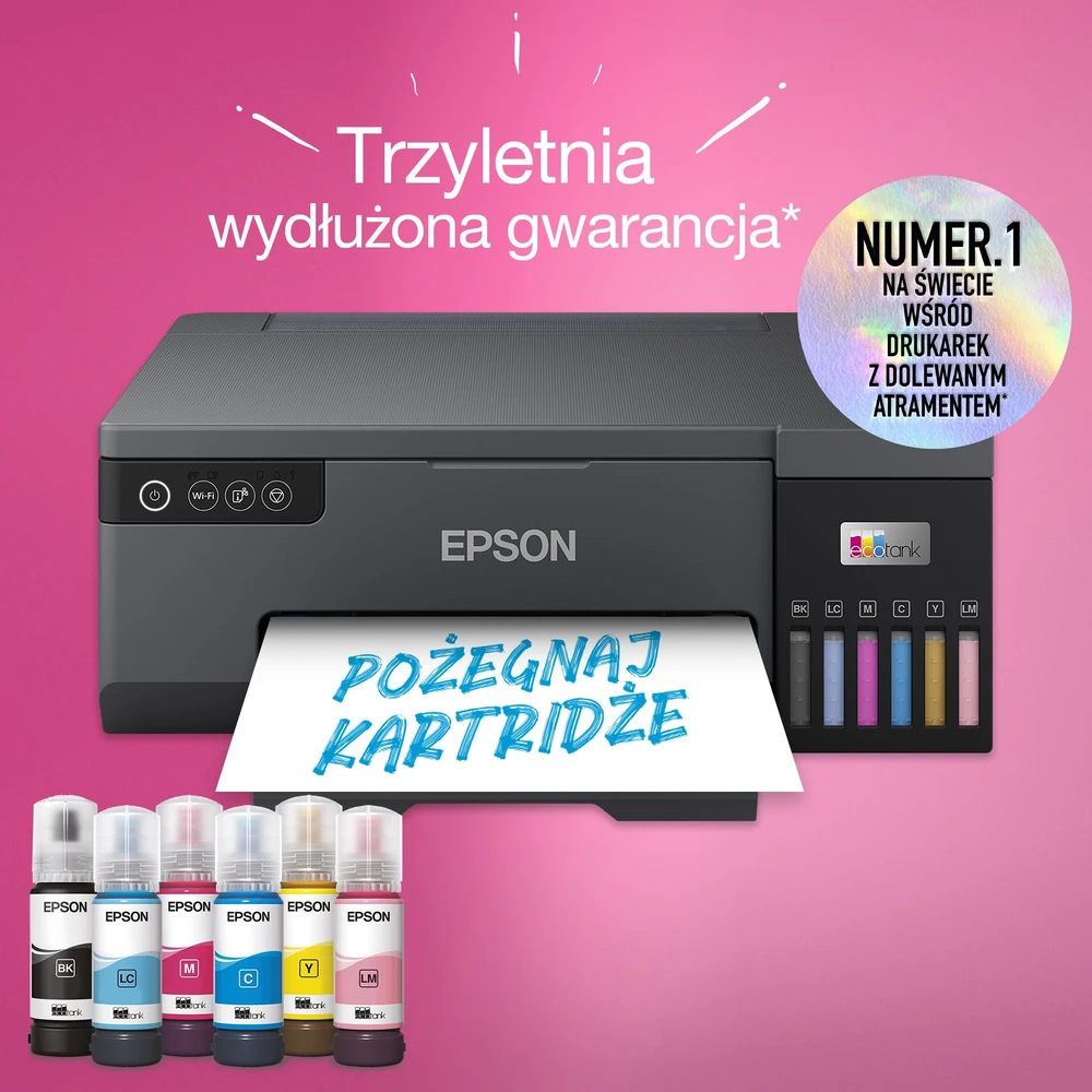 Spausdintuvas Epson EcoTank L8050 Inkjet, Juodos spalvos