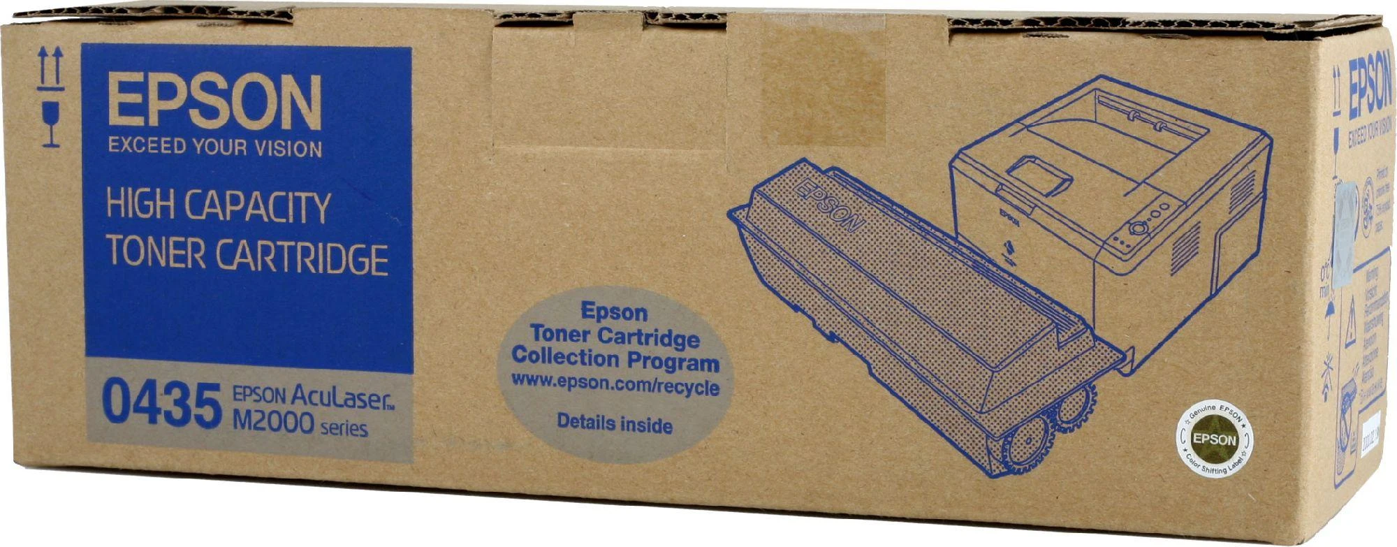 Toneris Epson juodas | didelės talpos | 8000psl | grąžinti | AcuLaser M2000