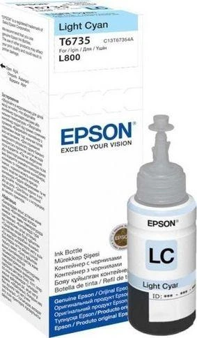 EPSON T6735 LIGHT CYAN RAŠALO BUTELĖLIS 70ml