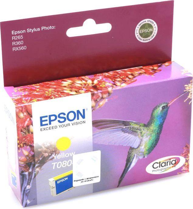 Epson T0804 (C13T08044011), geltona kasetė