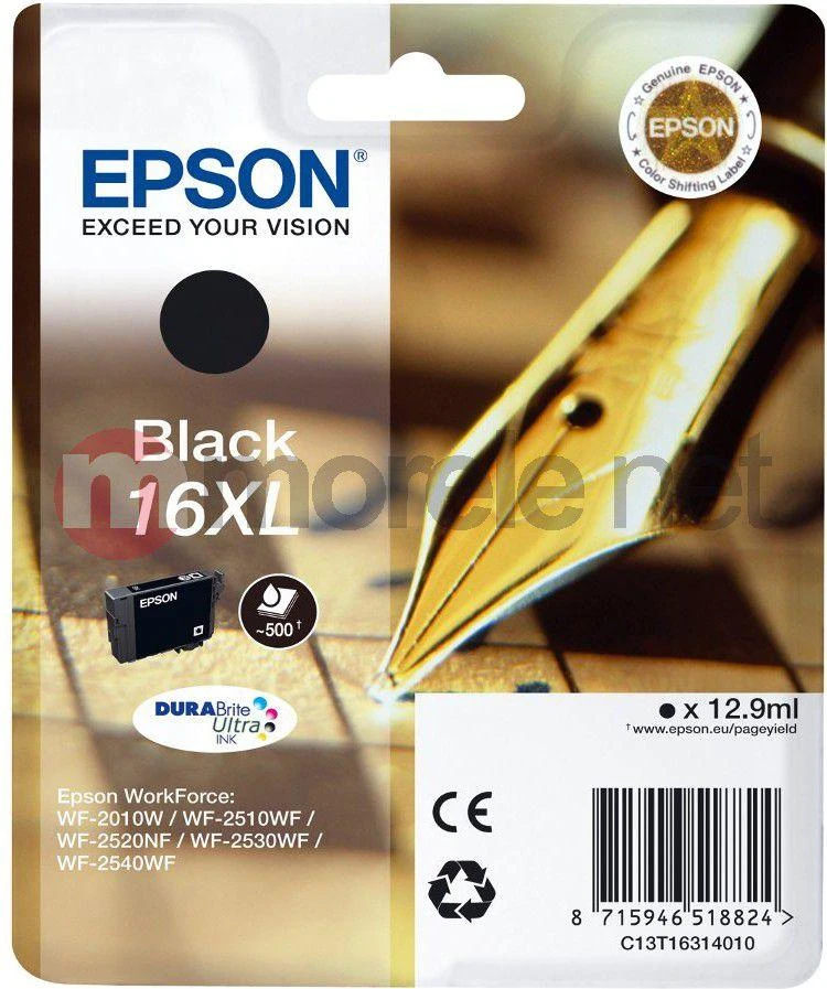Rašalas Epson rašalas T1631 XL (C13T16314010) Juoda