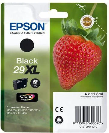 Epson Strawberry 29XL K Originalus Juoda 1 vnt