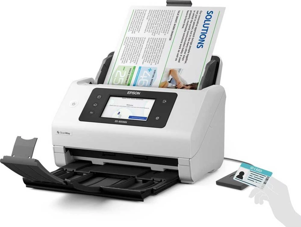 Skeneris Epson tinklo verslo skaitytuvas | Darbo jėga DS-800WN | Spalva | Bevielis