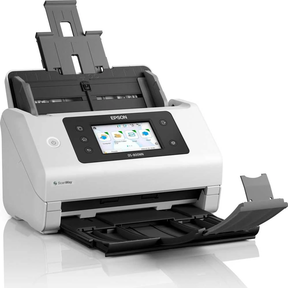Skeneris Epson tinklo verslo skaitytuvas | Darbo jėga DS-800WN | Spalva | Bevielis