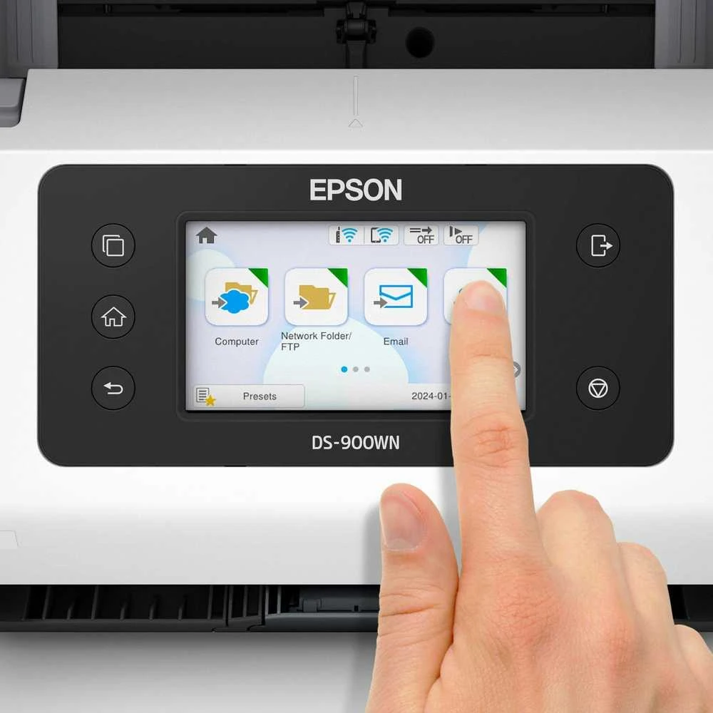 Skeneris Epson tinklo verslo skaitytuvas | Darbo jėgos DS-900WN | Spalva | Bevielis