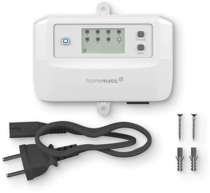 eQ-3 EQ3 Homematic IP grindų šildymo valdiklis 8 kanalų, motorinis