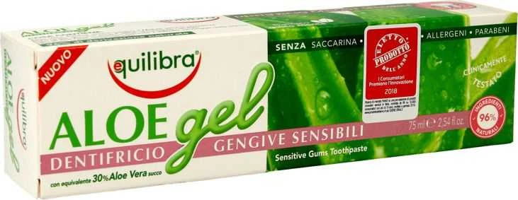 Equilibra Gel Aloe Sesns Gums Pasta - dantų pasta 75ml