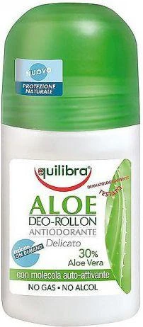 "Equilibra Aloe Gentle Dezodorantas Roll-on" rutulinis dezodorantas 50ml
