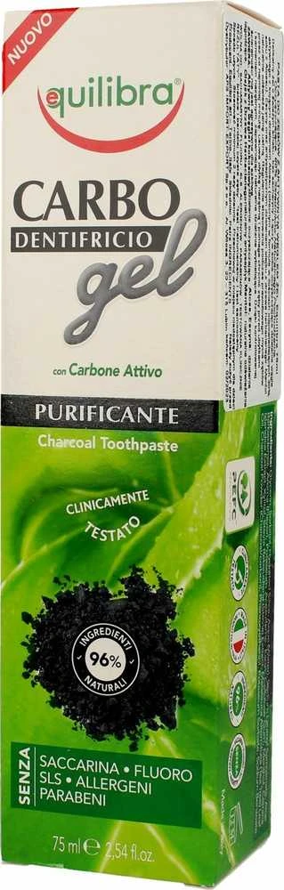 Equilibra Gel Carbo Purif Paste dantų pasta 75ml
