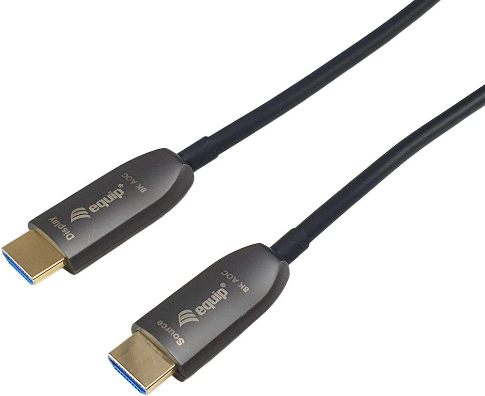 Equip 119424 HDMI kabelis 150 m HDMI A tipo (standartinis) Juoda
