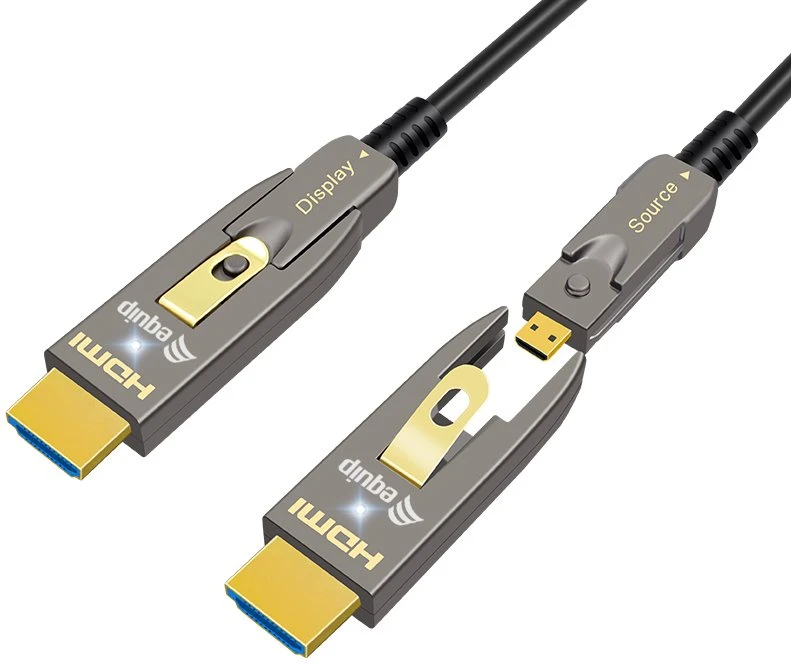 Equip 119472 HDMI kabelis 15 m HDMI Type-A/HDMI Type-D Juoda