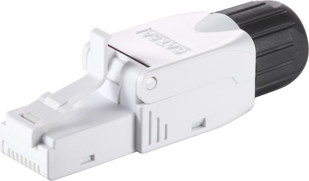 Equip Įrengti 121162 RJ-45 kištukas juoda, balta