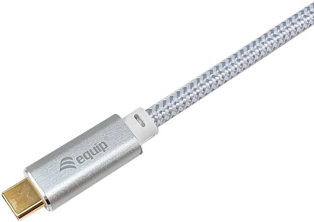 Kabelis USB Equip USB-C - USB-C 3 m Baltas (128360)