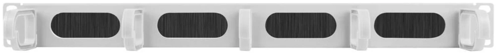 Equip 19'' Panel zarządzania kablami 5x plastikowe pierścienie plieno 1U RAL7035 (327321)