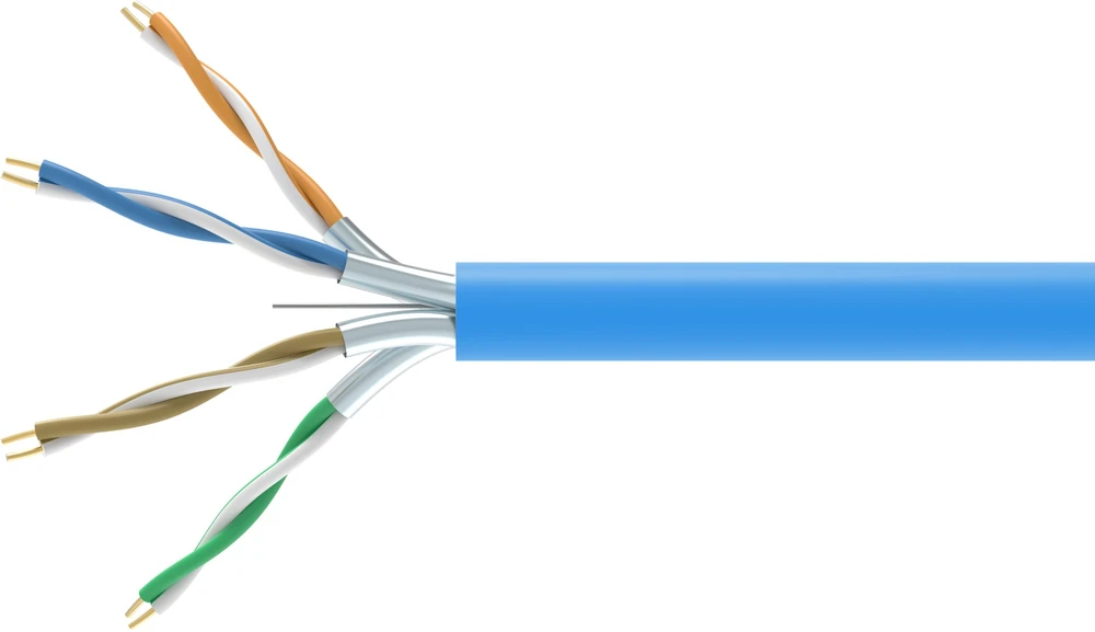 Equip Montavimo įranga Cat6A ECA U/FTP kabelis 305,00 m mėlynas LSZH