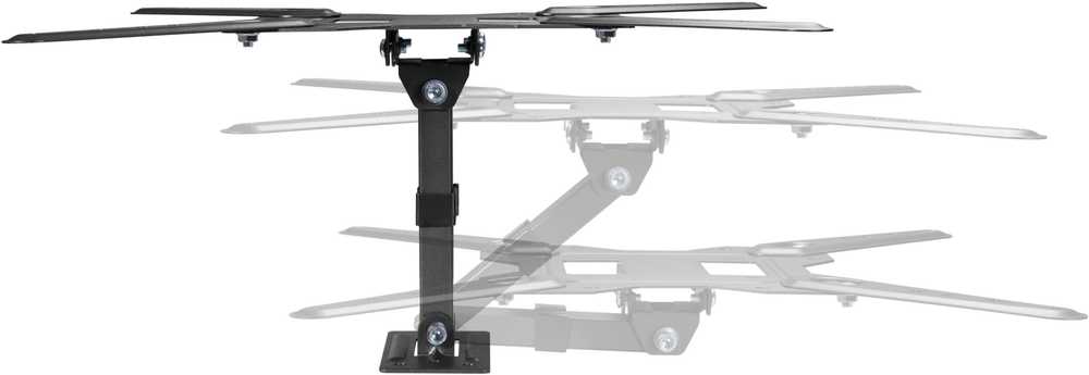 Equip Įrengti 650412 TV laikiklis 139,7 cm (55'') Juodas