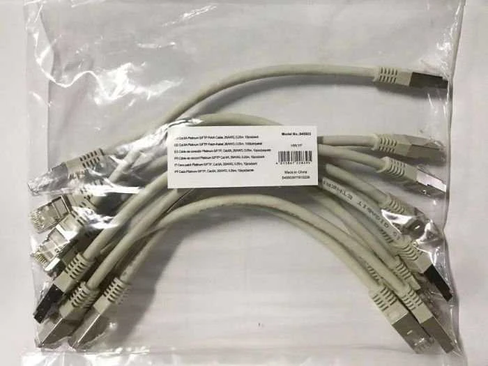 Equip 645603 tinklo kabelis Pilka 0,25 m Cat6a S/FTP (S-STP)