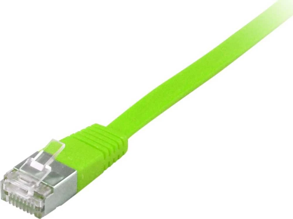 Equip Equip Patchkabel Cat6A U/FTP 2xRJ45 5.00m grün Flach LSZH