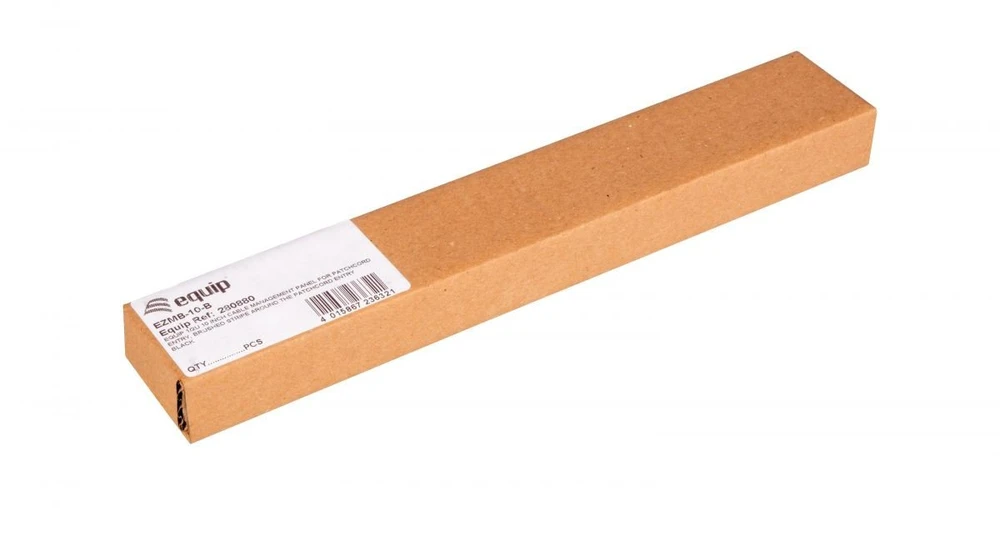 Equip Equip 10'' Kabeldurchführung mit Bürsteneinsatz, 1U juodas