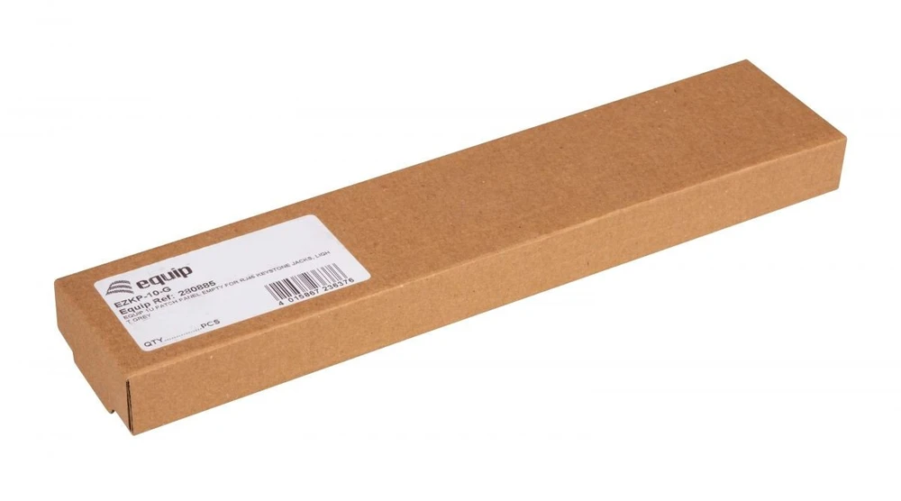 Equip Equip Patchpanel 10'' mit Keystone Montage 1U, grau