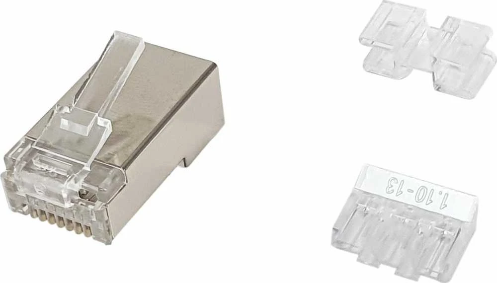 Equip Equip 121147 RJ-45 kištukas Satininis plienas, skaidrus