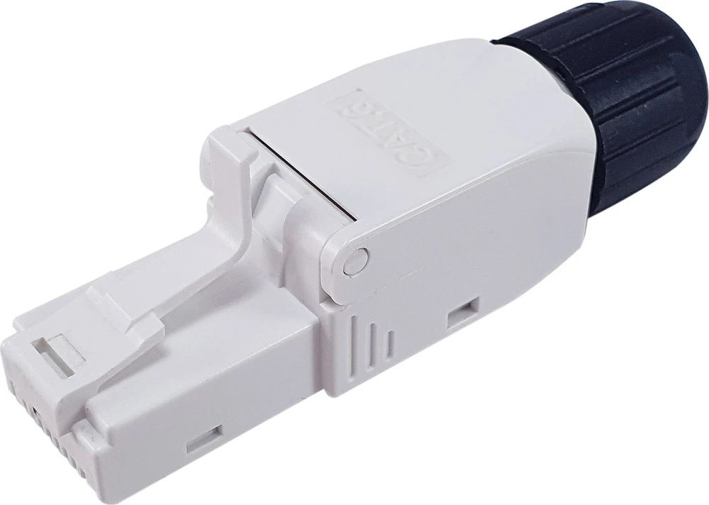 Equip Equip 121161 RJ-45 kištukas Juoda, balta