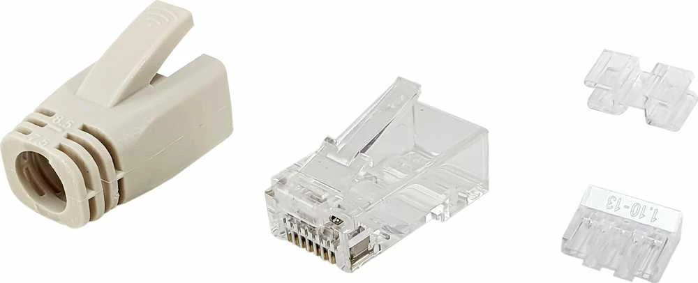Equip 121176 laido jungtis RJ-45 Permatomas, Balta
