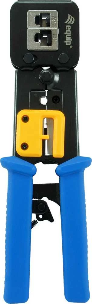 Kabelių užspaudimo įrankis Equip su pjaustytuvu RJ45 RJ11, RJ12 Cat.5e, Cat.6/A