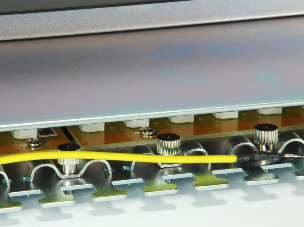 Equip Patchpanel 24x RJ45 Cat6A 19 FTP 1HE ISO/IEC juodas