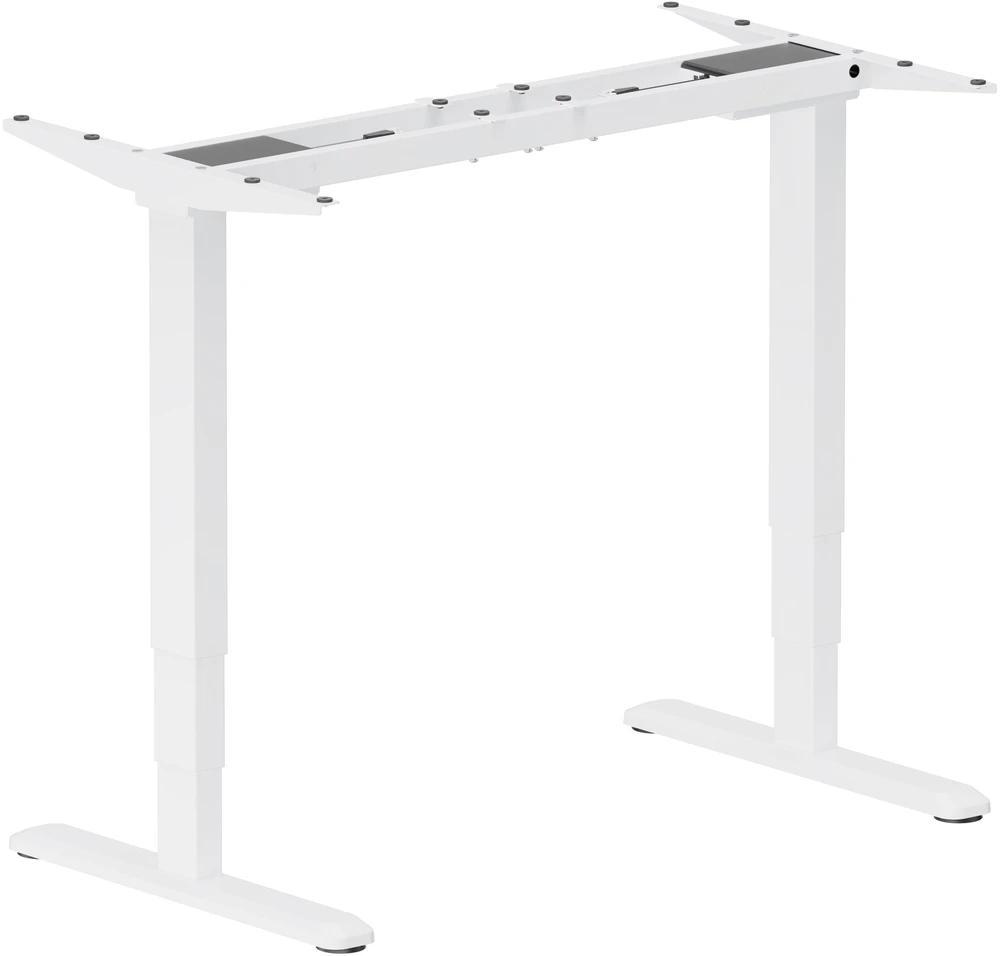 Equip 650814 Rama stojąca biurka Prąd elektrinis 2 x noga Baltas