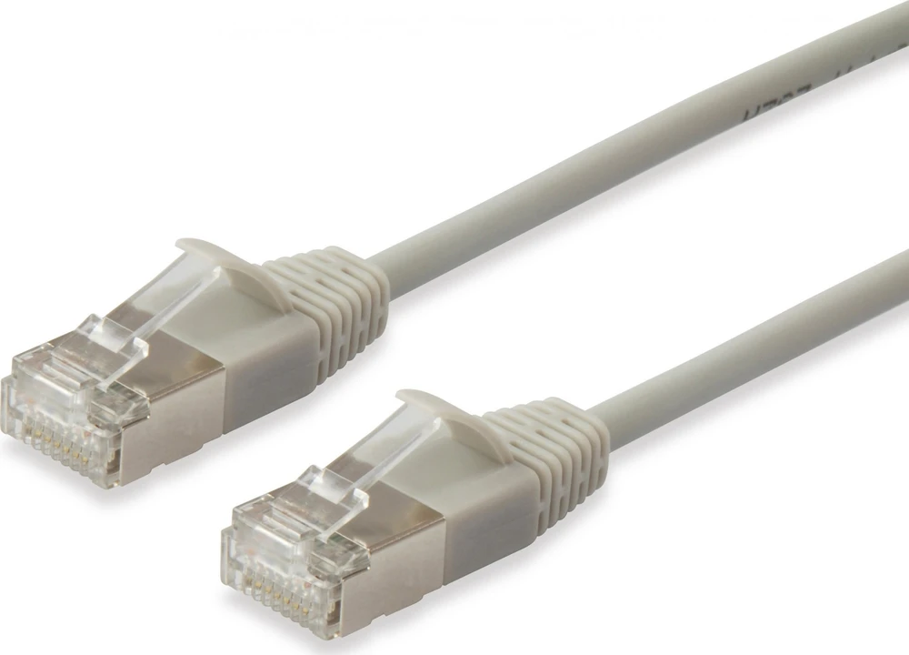 Equip Įrengti Įrengti Patchkabel Cat6A S/FTP 2xRJ45 7,50 m smėlio spalvos (SSTP) Slim