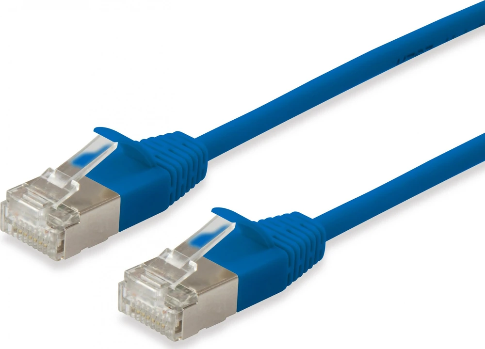 Equip Equip Patchkabel Cat6A S/FTP 2xRJ45 1.00m blau (SSTP) Slim