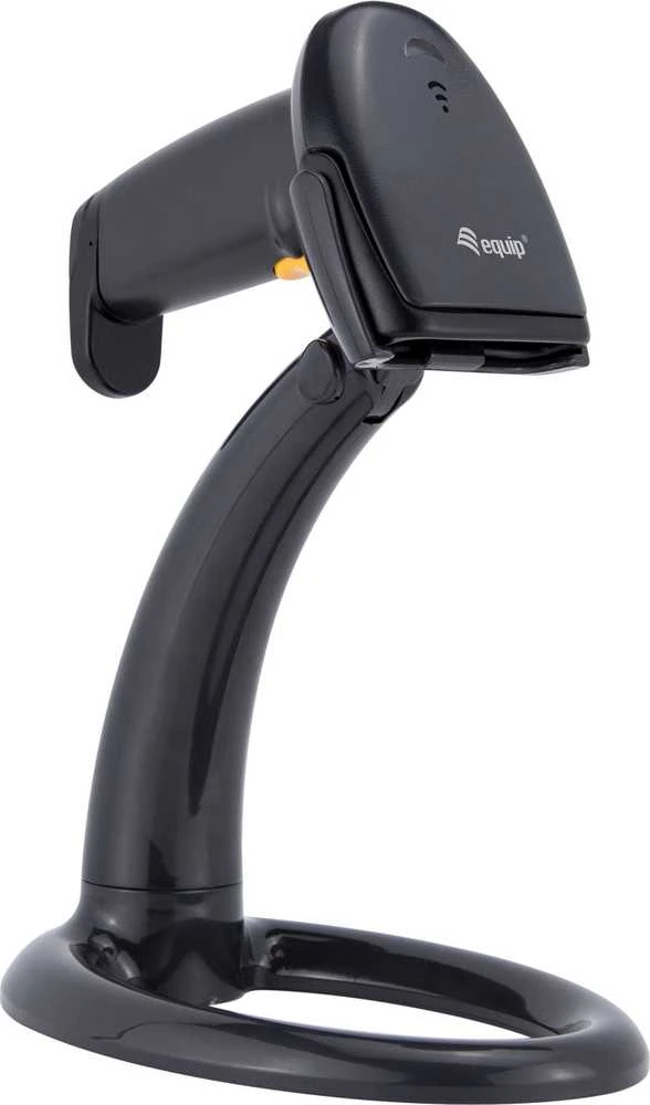 Equip 351020 brūkšninių kodų skaitytuvas Rankinis brūkšninių kodų skaitytuvas 1D LED Juoda