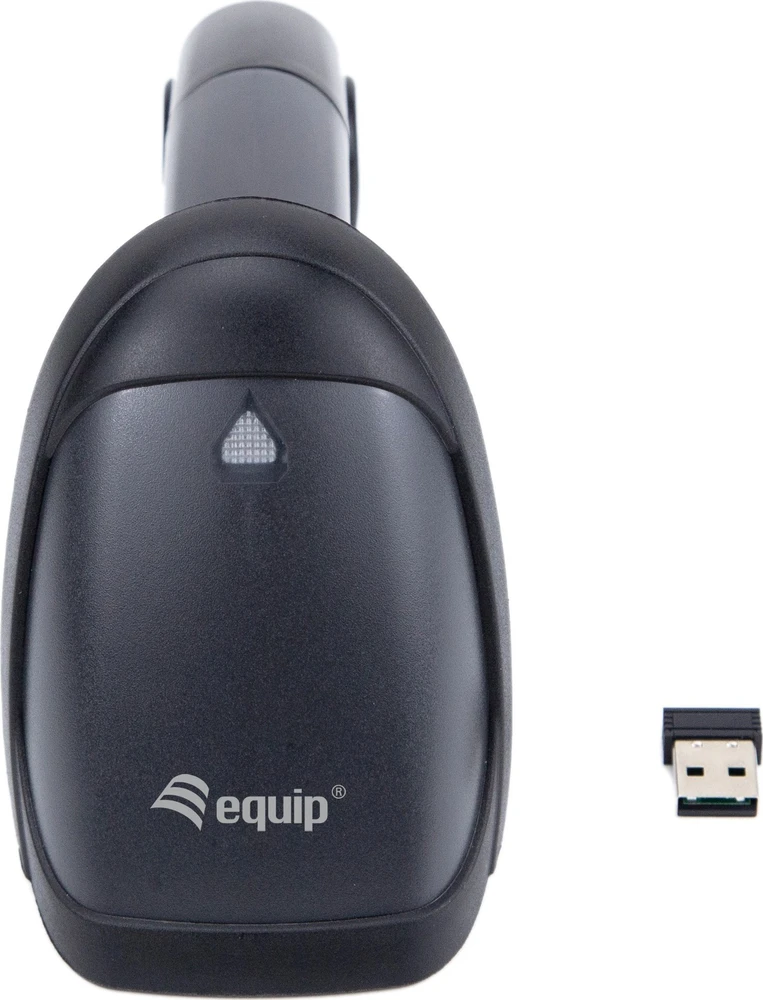 Equip 351023 brūkšninių kodų skaitytuvas Rankinis brūkšninių kodų skaitytuvas 1D LED Juoda