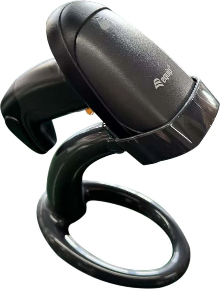 Equip 351023 brūkšninių kodų skaitytuvas Rankinis brūkšninių kodų skaitytuvas 1D LED Juoda