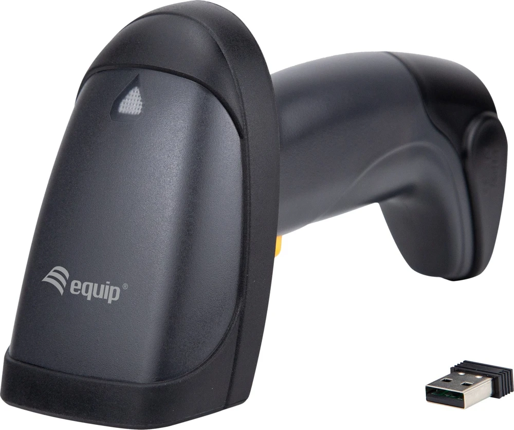 Equip belaidis brūkšninių kodų skaitytuvas su USB imtuvu