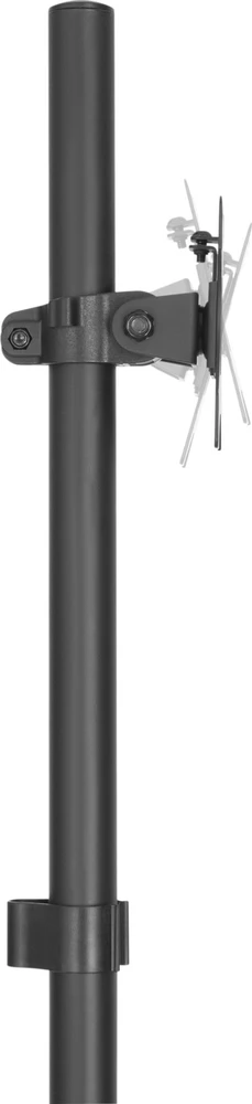 Laikiklis Equip Savybės – Plokščiaekranis vežimėlis / kompiuterio korpusas – Plastikas, nerūdijantis plienas – Ekrano dydis: 43,2–81,3 cm (17–32 coliai) – Laisvai pastatomas
