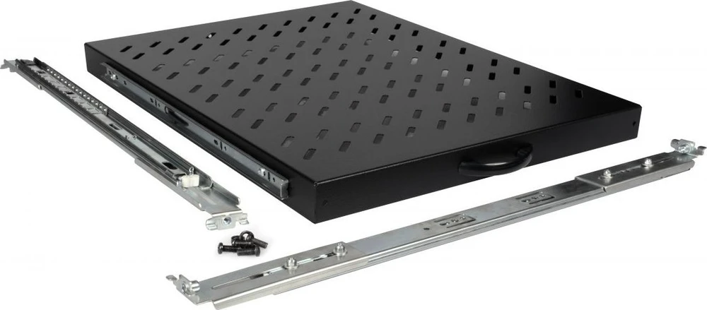 Equip Equip Fachboden variabel 19'' für Serverschränke, 1U 80cm sw