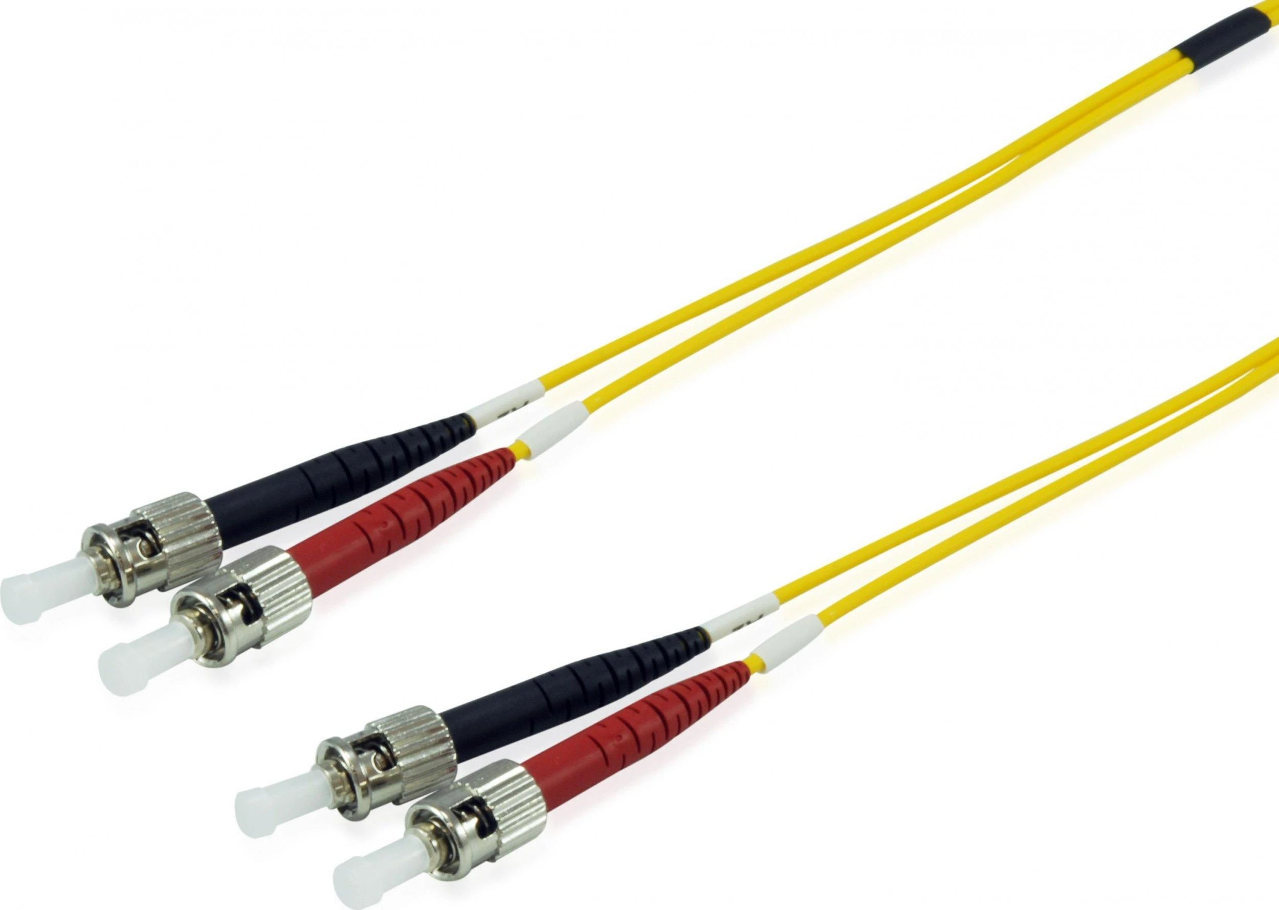 Equip Equip LWL patch cable ST->ST 5,00m vienmodis dvipusis OS2 yel poli maišelis